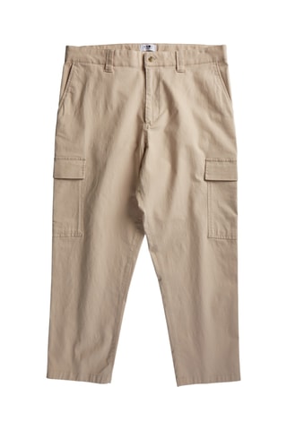 Pantalon cargo en coton biologique Armie - Beige