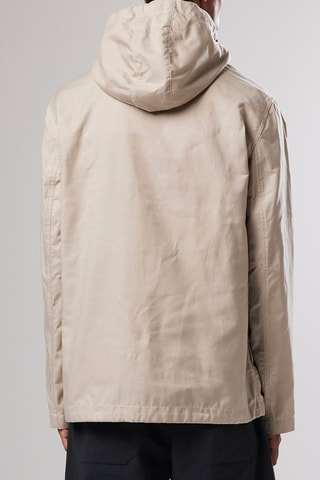 Coupe-vent en coton biologique Peterson - Ecru
