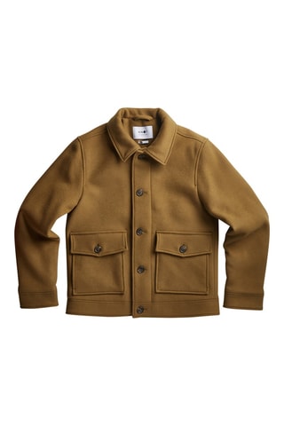 Veste en laine vierge Julius - Camel