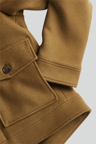 Veste en laine vierge Julius - Camel