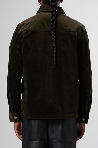 Veste en velours en coton biologique Wilas - Taupe