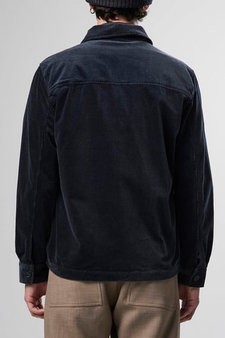 Veste en velours et en coton biologique Wilas - Bleu nuit