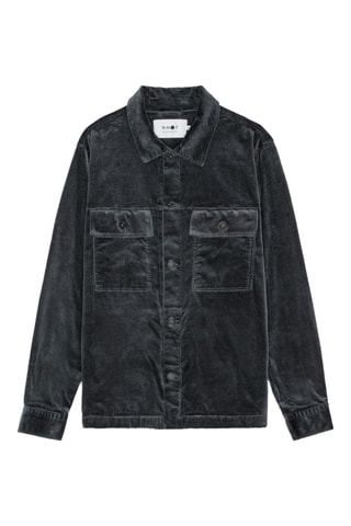 Veste en velours et en coton biologique Wilas - Bleu nuit