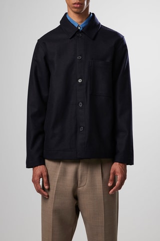 Veste en laine Cruise - Bleu marine