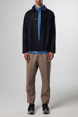 Veste en laine Cruise - Bleu marine