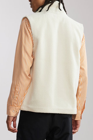 Veste polaire sans manches Nil - Blanc