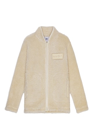 Veste polaire en laine Morten - Ivoire