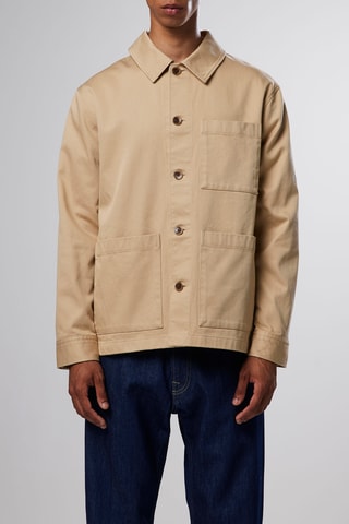 Surchemise  en coton biologique - Kaki