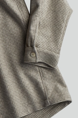 Surchemise  en laine Peter - Gris
