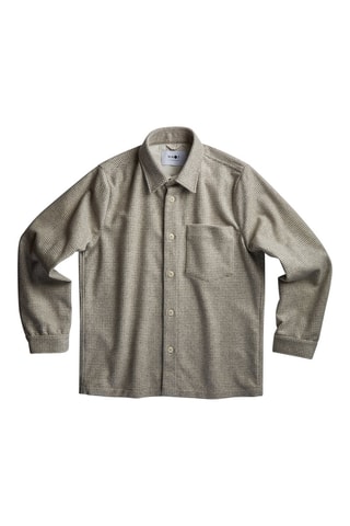 Surchemise  en laine Peter - Gris
