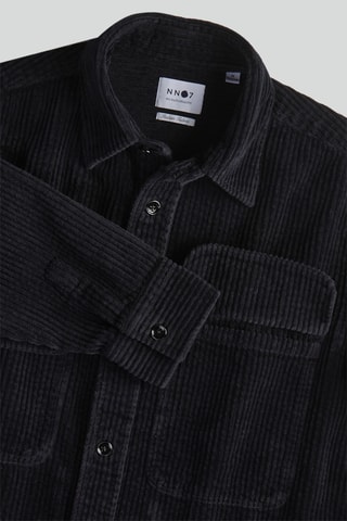 Surchemise en velours Folmer - Noir