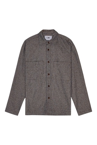 Surchemise  Frode - Marron foncé chiné