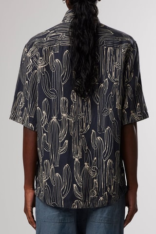 Chemise en lin Hans - Bleu marine