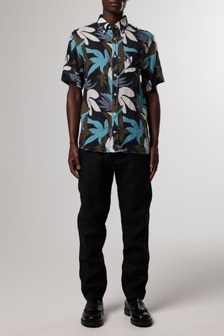 Chemise en lin Tyrion - Turquoise