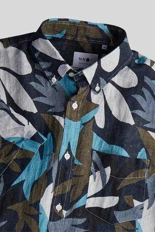 Chemise en lin Tyrion - Turquoise