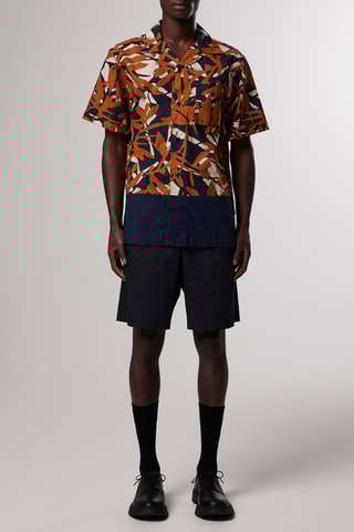 Chemise Oliver - Rouge brique et bleu marine