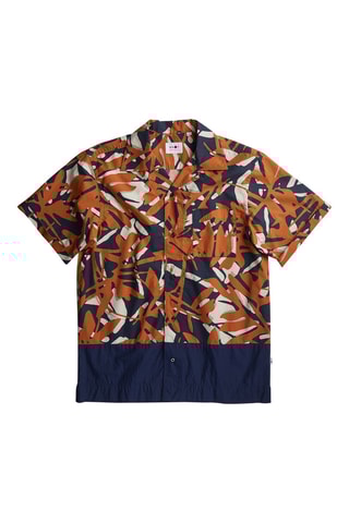 Chemise Oliver - Rouge brique et bleu marine