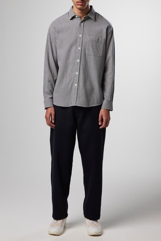 Chemise Deon - Bleu marine et blanc