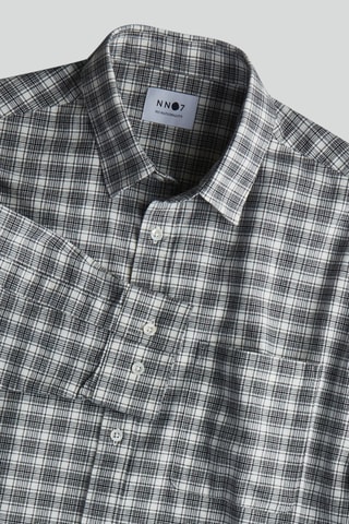 Chemise Deon - Ecru et noir
