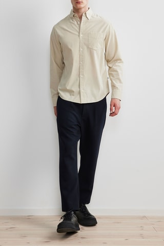 Chemise regular Levon - Ecru