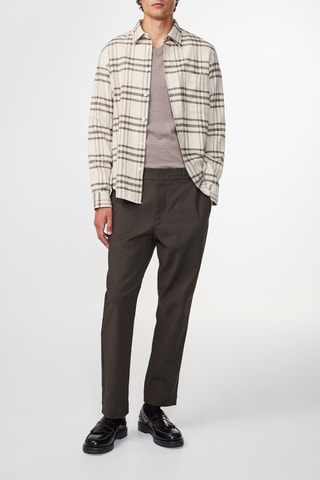 Chemise New Arne - Ecru et marron