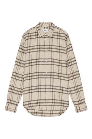 Chemise New Arne - Ecru et marron