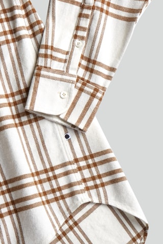Chemise Arne - Blanc et marron
