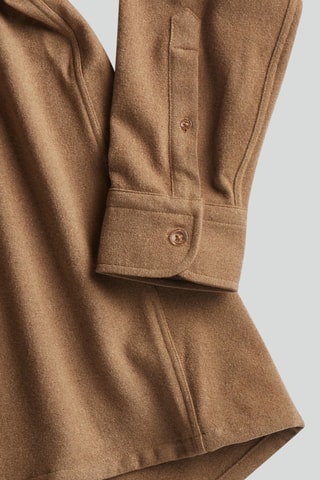 Chemise en laine Daniel - Camel