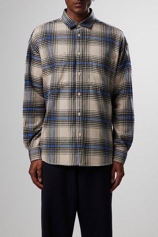 Chemise Deon - Gris clair et noir