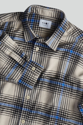 Chemise Deon - Gris clair et noir