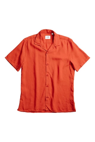 Chemise en lin Miyagi - Rouge