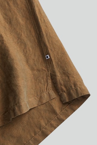 Chemise en lin Xander - Marron
