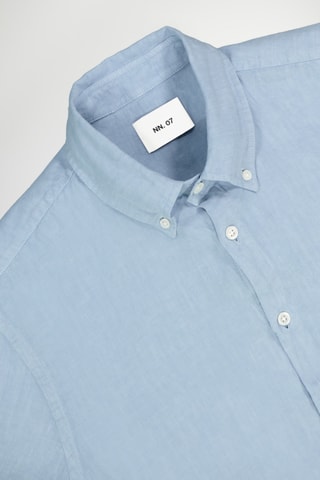 Chemise en lin européen Arne - Ciel