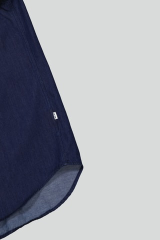 Chemise en coton biologique Cohen - Indigo