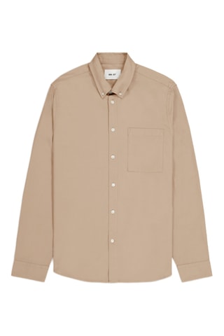 Chemise en coton biologique Arne - Beige
