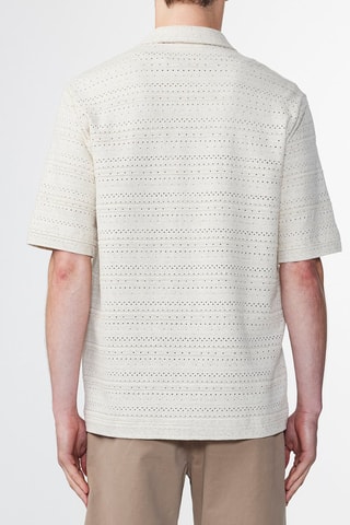 Chemise en coton biologique et lin Julio - Ecru