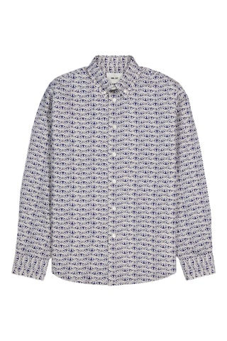 Chemise Colby - Bleu marine et blanc