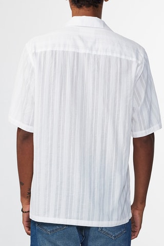 Chemise en coton biologique Daniel - Blanc