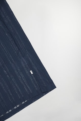 Chemise en coton biologique Daniel - Bleu marine