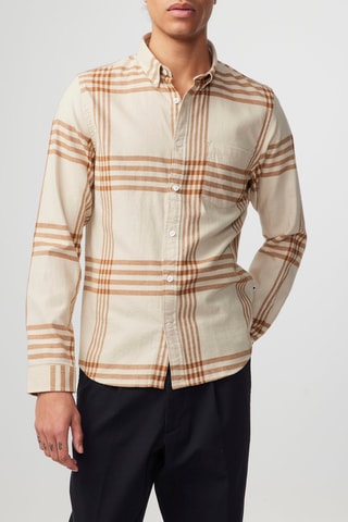 Chemise Sixten - Marron et écru