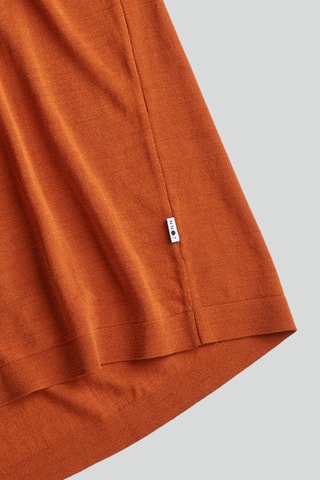Polo droit Alfie - Rouge brique