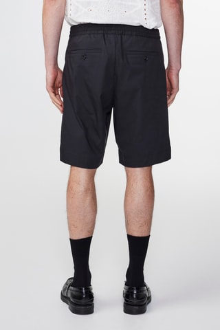 Short en coton biologique Seb - Noir