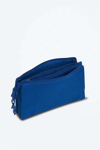 Trousse triple - Bleu roi