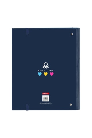 Classeur cartonné Bleu foncé - 27 x 32 cm