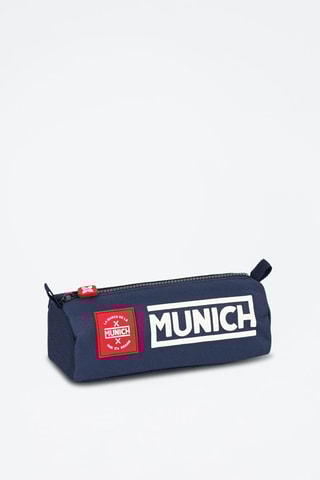 Trousse Munich - Bleu foncé et blanc