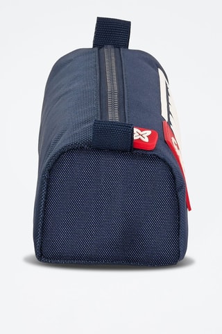 Trousse Munich - Bleu foncé et blanc