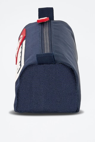 Trousse Munich - Bleu foncé et blanc