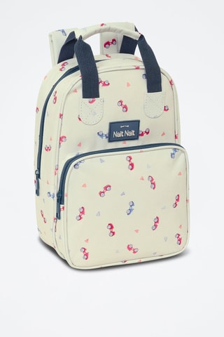 Sac à dos Nait Nait - Crème et rose
