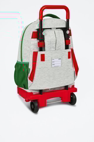 Sac à dos et trolley - Gris et rouge