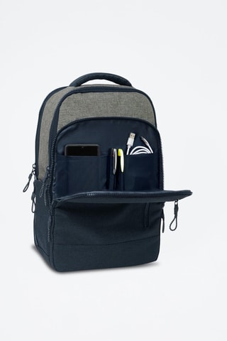 Sac à dos - Gris et bleu marine